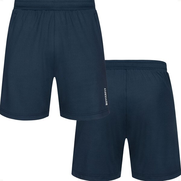 Butterfly Kushiro Shorts - Navy - Front/Back